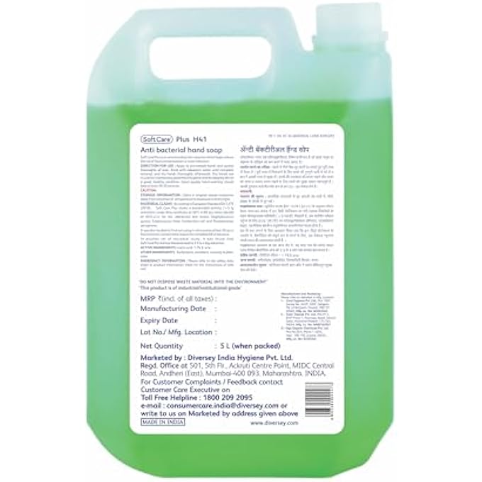 Diversey SOFT CARE PLUS H41 ANTIBACTERIAL HAND SOAP 5LTR - Image 2